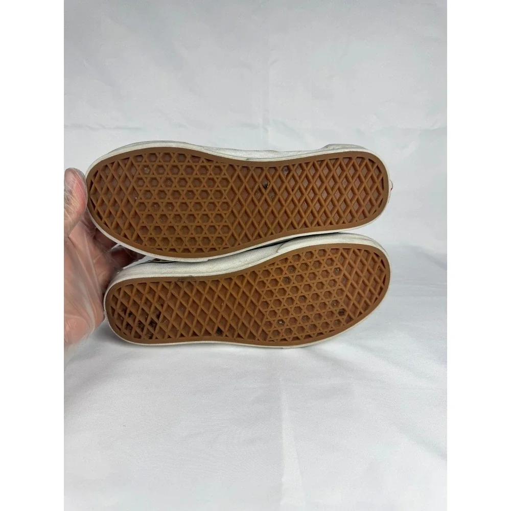 Vans Classic Slip On Unisex W7/M5.5 Sneaker Brown Leopard Athletic Skate Shoes